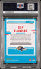 Graded 2023 Panini Donruss Optic Zay Flowers #210 Purple Shock Rookie RC Football Card PSA 10 Gem Mint