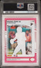 Graded 2024 Panini Clearly Donruss Michael Penix Jr #59 Pink Rookie RC Football Card PSA 10 Gem Mint by Hall of Fame Sports Memorabilia
