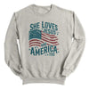 She Loves Jesus And America Too (Front) by Shield Republic
