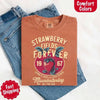 Old School Rock Band Tee – Strawberry Fields Comfort Colors Shirt by Adorb Custom Tees