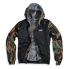 Old Timer Heavy Zip Fleece Hoodie | Black Blocked by Luckless Outfitters