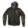 Old Timer Heavy Zip Fleece Hoodie | Brown Blocked by Luckless Outfitters