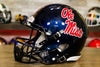 Mississippi Rebels Riddell Speed Authentic Helmet - Navy