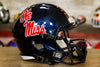 Mississippi Rebels Riddell Speed Display Helmet - Navy