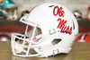 Mississippi Rebels Riddell Speed Display Helmet - White