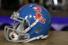 Mississippi Rebels Riddell Speed Mini Helmet - Powder Blue