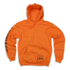 Save a Horse Ride a Blue Collar Man Neon Orange Hoodie by Luckless Outfitters