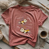 Otterly Knitting Away T-shirt by YarnMerch
