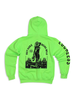 Out Here Being Wild Neon Green Hoodie by Luckless Outfitters