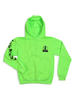 Out Here Being Wild Neon Green Hoodie by Luckless Outfitters