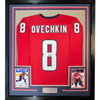 Framed Autographed/Signed Alexander Alex Ovechkin 35x39 Washington Red Hockey Jersey JSA COA by Hall of Fame Sports Memorabilia