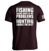Fishing Solves Most Of My Problems by Shield Republic