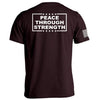 Peace Through Strength White by Shield Republic