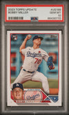 Graded 2023 Topps Update Bobby Miller #US188 Rookie RC Baseball Card PSA 10 Gem Mint