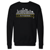 Pittsburgh Hockey Roster Skyline 23 WHT by 500 LEVEL