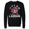 Dylan Larkin Detroit USA Flag Celebration WHT by 500 LEVEL