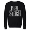Christmas Rose And Sleigh WHT by 500 LEVEL