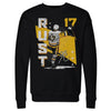 Bryan Rust Pittsburgh Vintage Retro WHT by 500 LEVEL
