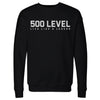 500 LEVEL Wordmark WHT by 500 LEVEL