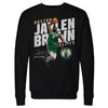 Jaylen Brown Boston Celtics Slant WHT by 500 LEVEL