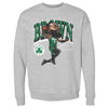 Jaylen Brown Boston Celtics Cartoon WHT by 500 LEVEL