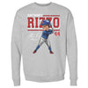 Anthony Rizzo Chicago C Cartoon WHT by 500 LEVEL