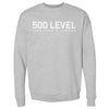 500 LEVEL Wordmark WHT by 500 LEVEL