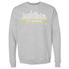 Pittsburgh Hockey Roster Skyline 23 WHT by 500 LEVEL