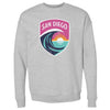 San Diego Wave FC Vintage Primary Logo WHT by 500 LEVEL
