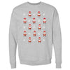 Christmas 8-bit Santas WHT by 500 LEVEL