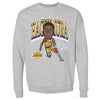 Rui Hachimura Los Angeles Lakers Cartoon WHT by 500 LEVEL