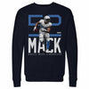 Khalil Mack Los Angeles C Bold Number WHT by 500 LEVEL