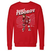 Sergei Fedorov Detroit Retro WHT by 500 LEVEL