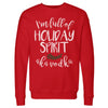 Christmas I'm Full Of Holiday Spirit WHT by 500 LEVEL