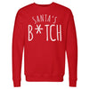 Christmas Santa's B-tch WHT by 500 LEVEL