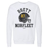 Brett Norfleet College Helmet Font by 500 LEVEL