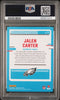 Graded 2023 Panini Donruss Jalen Carter #5 Rated Rookies Portrait Rookie RC Football Card PSA 10 Gem Mint