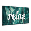 Relax 4 Pieces Mega Glass Wall Art (59"x36") by Insigneart USA