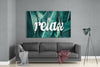 Relax 4 Pieces Mega Glass Wall Art (59"x36") by Insigneart USA