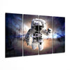 Astronaut 4 Pieces Mega Glass Wall Art (59"x36") by Insigneart USA