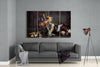 Woman Clown 4 Pieces Mega Glass Wall Art (59"x36") by Insigneart USA