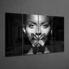 Butterfly Women 4 Pieces Mega Glass Wall Art (59"x36") by Insigneart USA