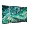Waves 4 Pieces Mega Glass Wall Art (59"x36") by Insigneart USA
