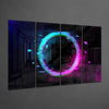 The Gate 4 Pieces Mega Glass Wall Art (59"x36") by Insigneart USA