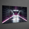 Hallway 4 Pieces Mega Glass Wall Art (59"x36") by Insigneart USA