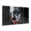 Joker 4 Pieces Mega Glass Wall Art (59"x36") by Insigneart USA