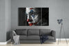 Joker 4 Pieces Mega Glass Wall Art (59"x36") by Insigneart USA