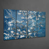 Sakura 4 Pieces Mega Glass Wall Art (59"x36") by Insigneart USA