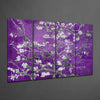 Sakura 4 Pieces Mega Glass Wall Art (59"x36") by Insigneart USA