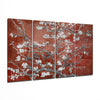 Sakura 4 Pieces Mega Glass Wall Art (59"x36") by Insigneart USA